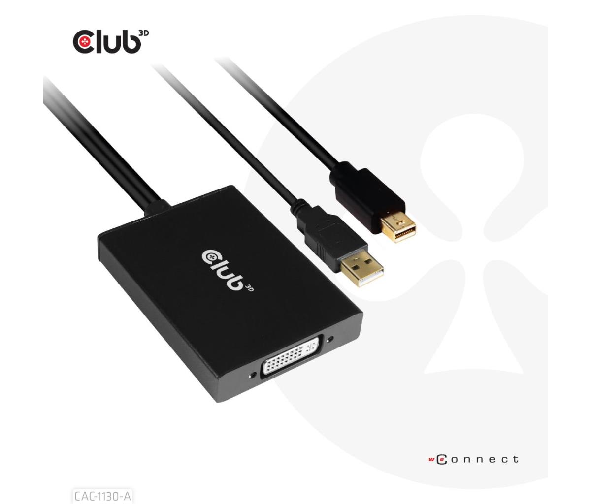 CLUB3D CAC1130A mini DisplayPort to Dual Link DVI,