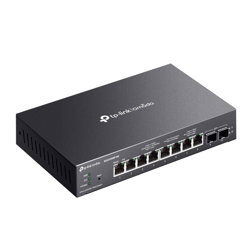 SG3210X-M2 Omada 2.5G+ポート×8 L2+マネージスイッチ Amazon.com: TP-Link Omada SG3210X-M2 8-Port 2.5G L2+ Managed