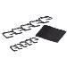 Netshelter Enclosure Cable Management Rings (5 Large, 5 Small Rings)
