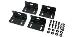 Bolt Down Bracket Kit Black