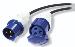 Modular It Power Cable Extender 3 Wire 16a Iec309 600cm