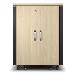 NetShelter Soundproof Server Rack 17U 230V 1000H x 750W x 1134D mm Maple