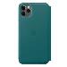 iPhone 11 Pro Max Leather Folio - Peacock