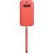 iPhone 12 Pro Max Leather Sleeve With Magsafe Pink Citrus