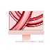 iMac - 24in - M3 8-cpu/10-gpu - 8GB Ram - 256GB SSD - 4.5k Retina Display - Magic Keyboard With Touch Id - Two USB 3 Ports - Pink - Qwertzu German