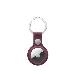 Airtag Finewoven Key Ring - Mulberry