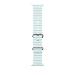 49mm Ice Blue Ocean Band - Natural Titanium Finish