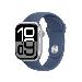 Watch Series 10 Gps + Cellular 42mm Silver Aluminium Case Withdenim Sport Band - M/l