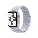 Watch Se Gps 40mm Silver Aluminium Case With Blue Cloud Sport Loop
