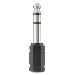 Adapter Audio 6.3mm/3.5mm M/f Stereo Black