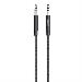 Tangle Free Aux Cable 3.5mm Black