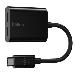 USB-c Audio+charge Adapter Black