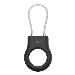 Secure Holder With Wire Cable For Airtag Black