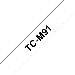 Tape 9mm Mat Black On Clear (tcm91)