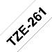 Tape 36mm Lami Black On White (tze-261)