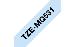 Tape Tze-mq531 12mm Black On Blue Pastel