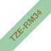 Tape Tzerm34 12mm Gold On Mint Green Satin Ribbon