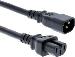 Cabinet Jumper Pwr Cord 250 Vac 10a C14-c15 Connector Chn