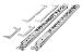 HP X450 4U/7U Universal 4-Post Rack Mounting Kit (J9852A)