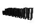 HPE 42U 600mmx1200mm G2 Kitted Advanced Pallet Rack with Side Panels and Baying
