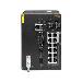 Aruba 4100i 12-port 1GbE (8-port Class 4 POE and 4-port Class 6 POE) 2-port SFP+ DIN Mount Switch