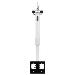 Smartlens Open Ceiling Mounting Kit White Medium Pole