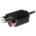 3.5mm Stereo Male To Dual Rca Female Adapter
