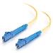 Fibre Optic Cable Lc-lc 9/125 Os1 Duplex Singlemode Pvc (lszh) Yellow 10m