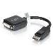 DisplayPort Male To Single Link DVI-d Female Adapter Converter Black 20cm