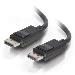 DisplayPort Cable With Latches M/m Black 7m