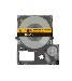 Tape Cartridge - Lk-4ybj - 12mm - Matte Yellow/ Black