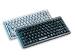 G84-4100 Compact - Keyboard with Trackball - Corded USB + Ps/2 - Black - Azerty Belgian