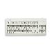 Keyboard G80-3000 Wired Professional With Gold Crosspoint Contacts Ps2 Or USB Qwertzu German Light Grey