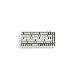 G84-4100 Compact Keys 86 Keyboard - Corded USB + Ps/2 - Light Gray - Qwerty UK