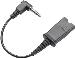 Headset Adapter - Mini-phone 3.5 Mm (m) Quick Disconnect