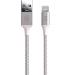 Charge/sync Cable Braided Lightning - 1m Silver