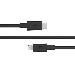 Premium USB-a To 3-in-1 Cable - 6ft - Black