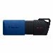 Datatraveler Exodia M - 64GB USB Stick - USB 3.2 - Black + Blue 2 Pieces
