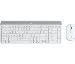Slim Wireless Keyboard And Mouse Combo Mk470 - Offwhite - Qwerty Us/int'l