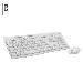 Mk295 Silent Wireless Combo Off White Qwerty US/Int'l
