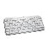 Mx Keys Mini For Mac Minimalist Wireless Illuminated Keyboard - Pale Grey - Azerty French - Central