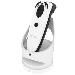 Durascan D720 - Linear Barcode Plus Qr Code Reader White - White Charging Dock