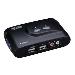 TRIPP LITE Compact USB KVM Switch 2-port With Audio And Cable