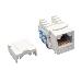 TRIPP LITE Keystone Jack CAT6/cat5e 110 Style Punch Down White