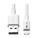 TRIPP LITE USB Sync / Charge Cable with Lightning Connector White 3-ft (1M)