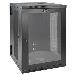 TRIPP LITE SmartRack 18U Low-Profile Switch-Depth Wall-Mount Rack Enclosure Cabinet (SRW18USG)