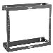 TRIPP LITE SmartRack 8U/12U/22U Expandable Ultra Low-Profile Patch-Depth Wall-Mount 2-Post Open Frame Rack