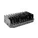 TRIPP LITE 10-Port USB Charging Station with Adjustable Storage, 12V 8A (96W) USB Charger Output, Schuko Power Cord