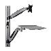 TRIPP LITE Single-Display Sit-Stand Wall-Mount Workstation with Thin-Client Mount