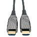 TRIPP LITE High-Speed HDMI 2.0 Fiber Active Optical Cable (AOC) - 4K X 2K HDR @ 60 Hz 4:4:4M/M Black 15M